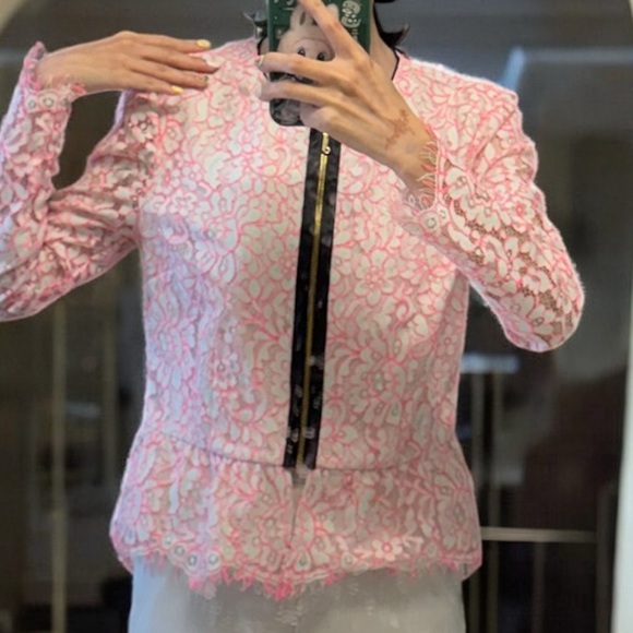 Juicy Couture Lace Jacket Pink - Picture 8 of 8